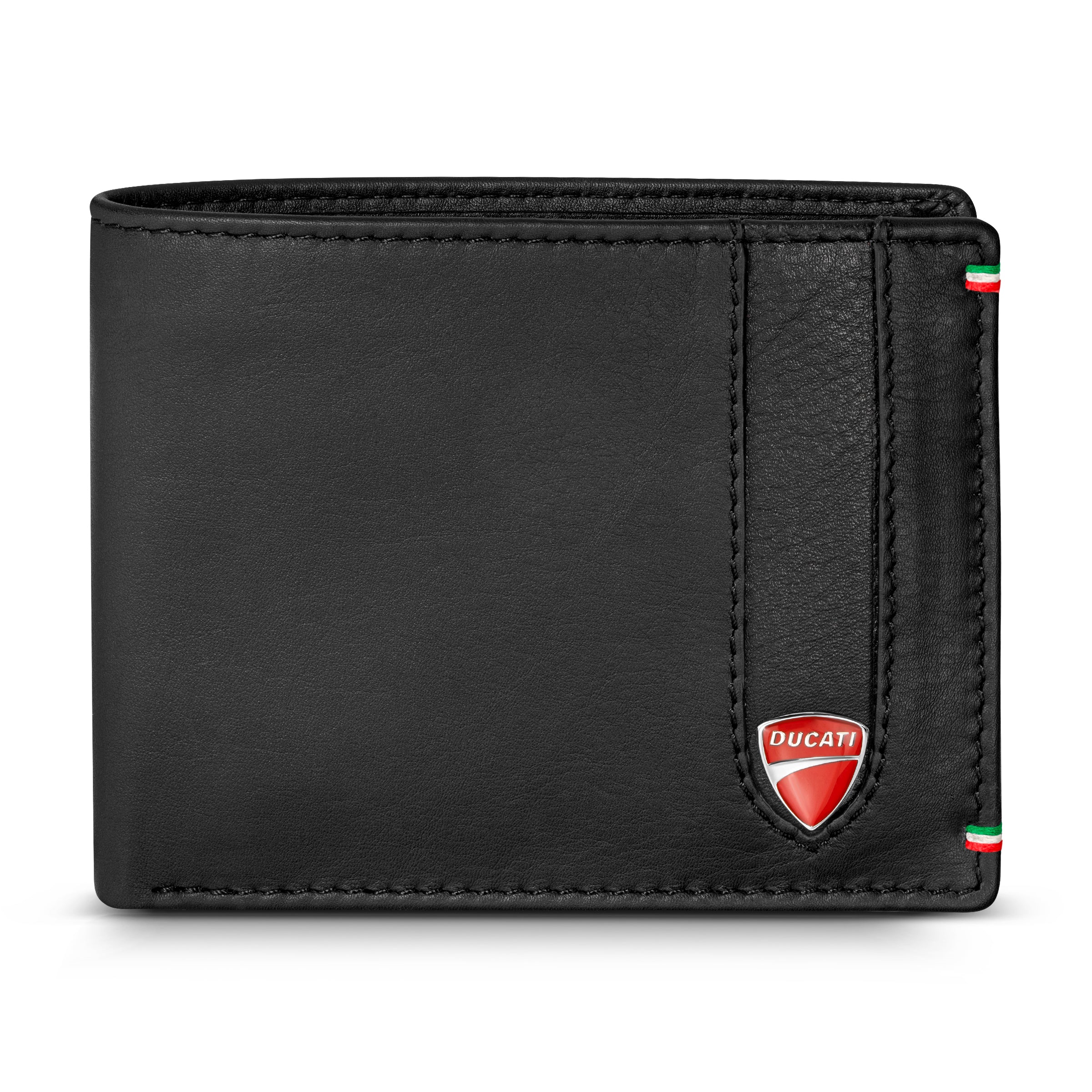 Ducati Formal Black Leather Wallet