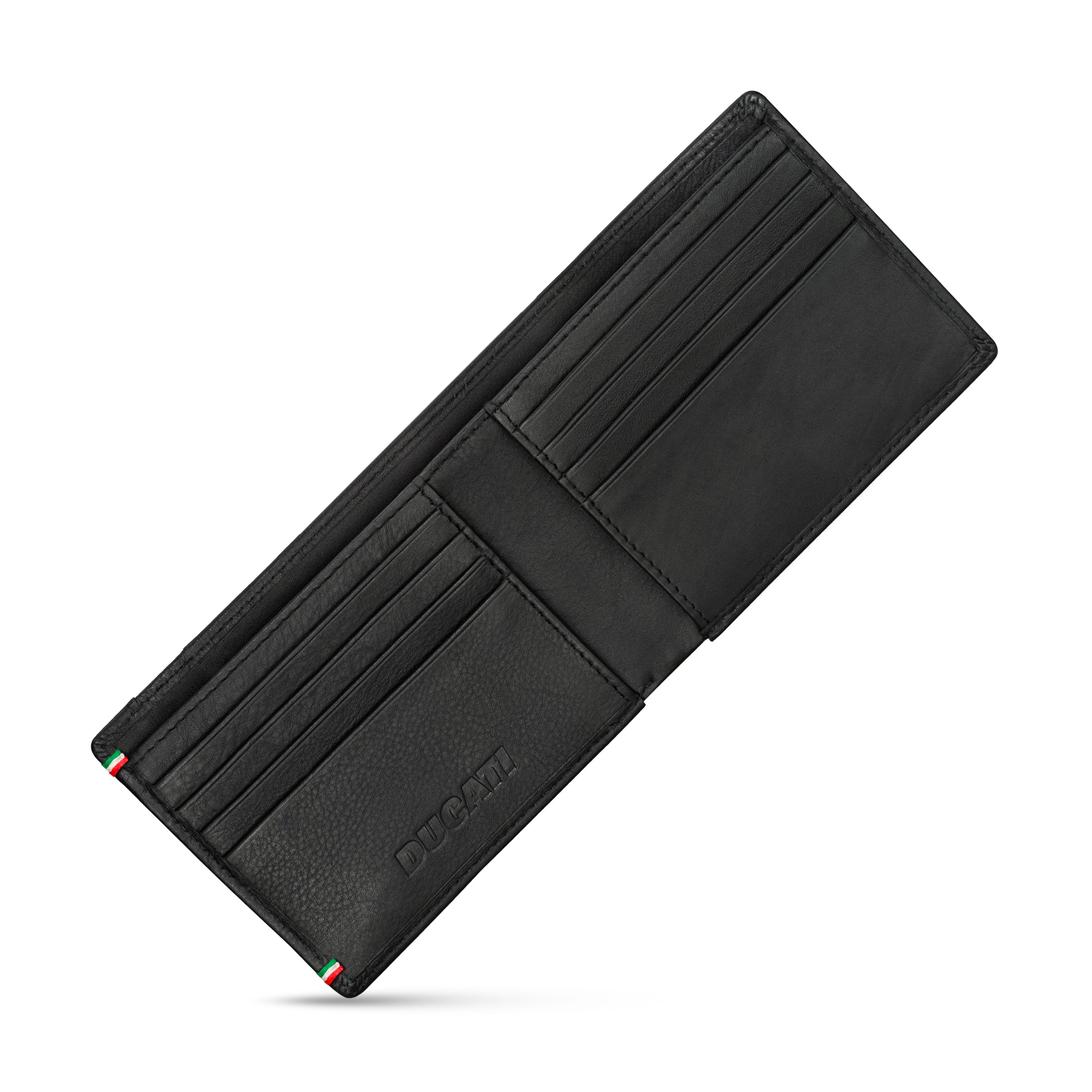 Ducati Formal Black Leather Wallet
