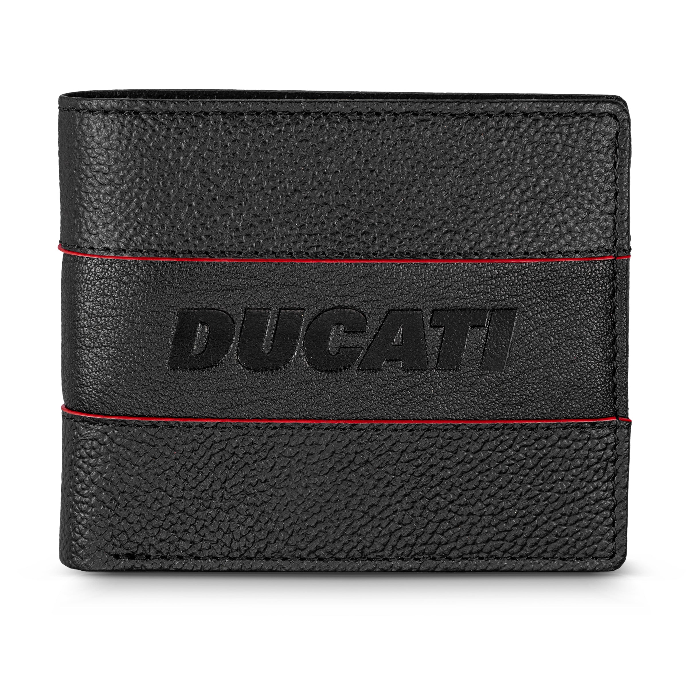 Ducati Formal Black Leather Wallet