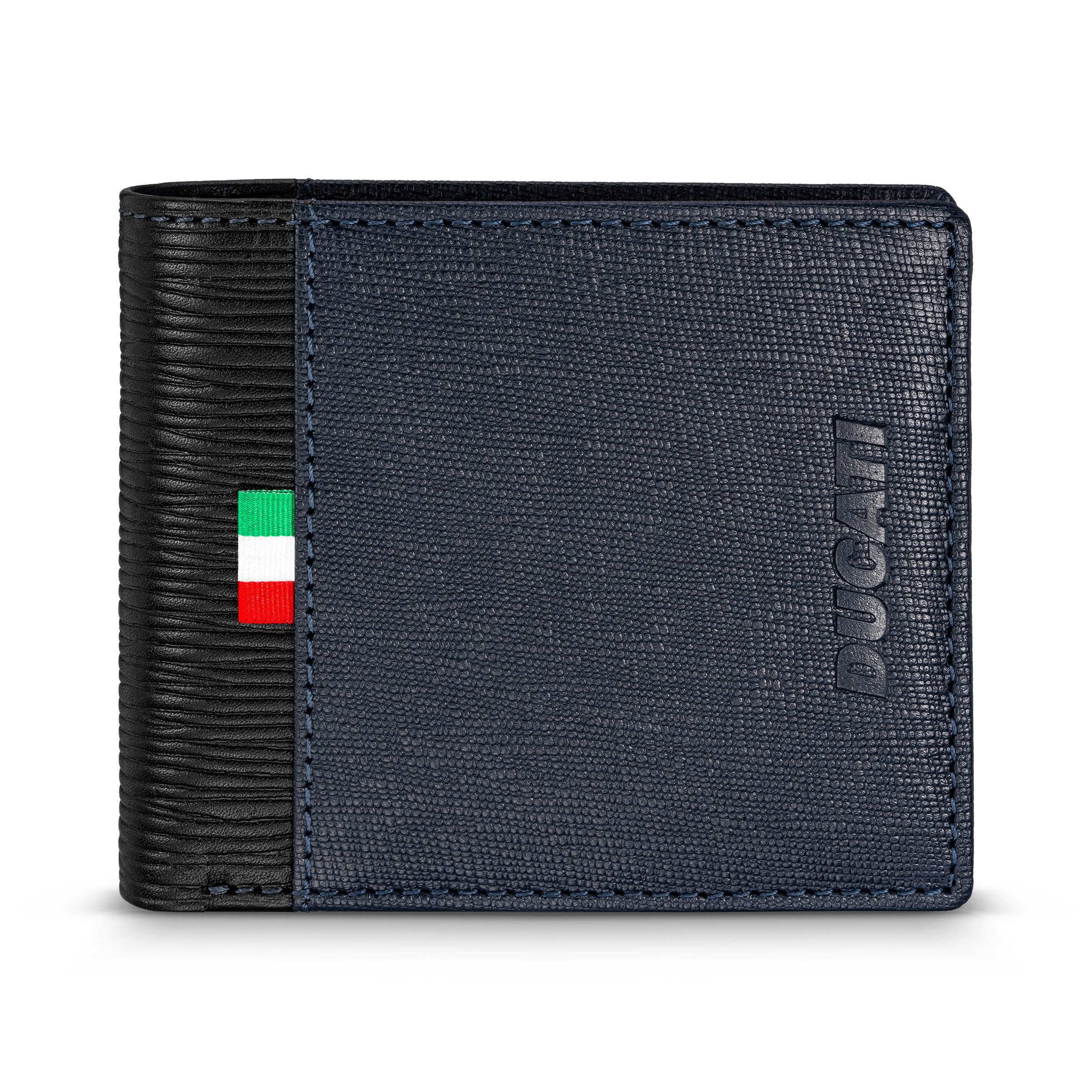 Ducati Rocco Black Leather Wallet