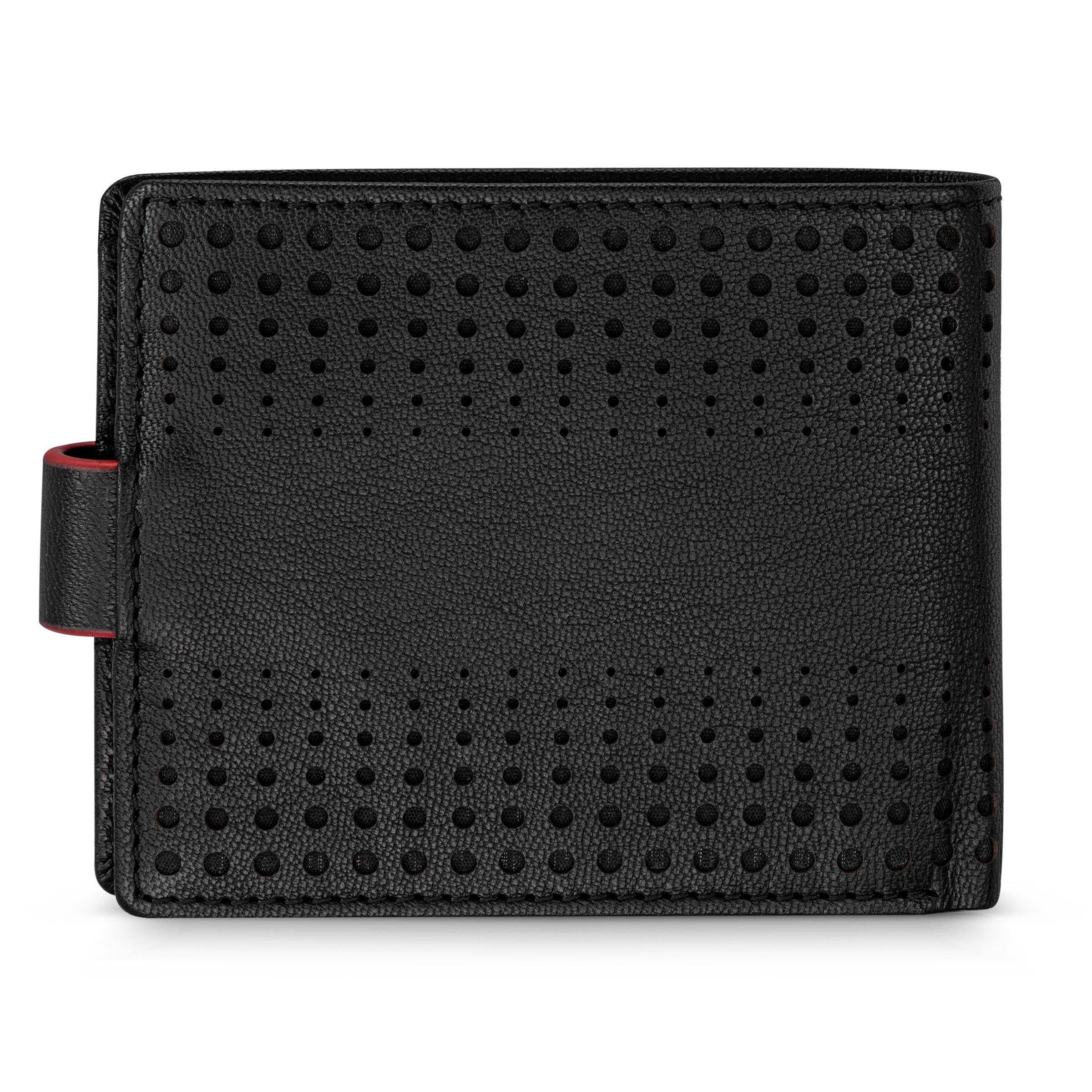Ducati Cerrada Black Leather Wallet