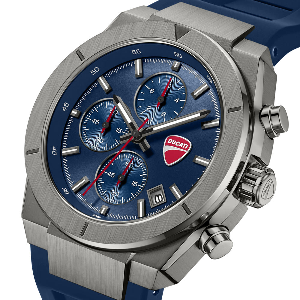 Ducati Frontier Chrono Men's Quartz Dark Blue Dial Watch DTWGO0005003