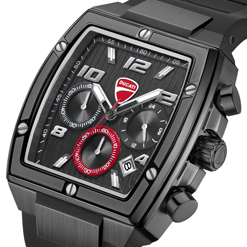 Ducati Pioneer Chrono Men's Quartz Black Dial Watch DTWGO0005201