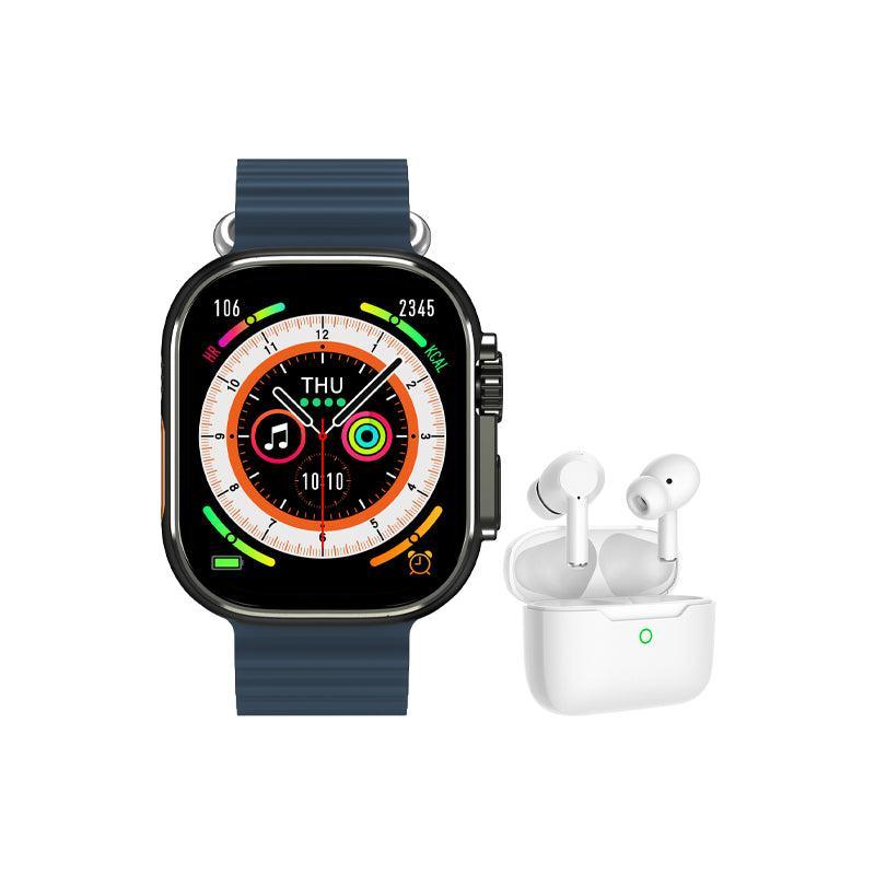 Daniel Klein A8 Ultra Smart Watch with EarPods