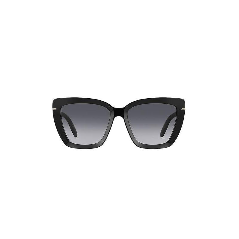 Daniel Klein Black Oversized Cat-Eye Sunglasses