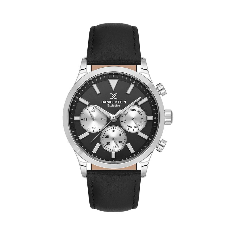 Daniel Klein Exclusive Black Dial Multifunction Watch