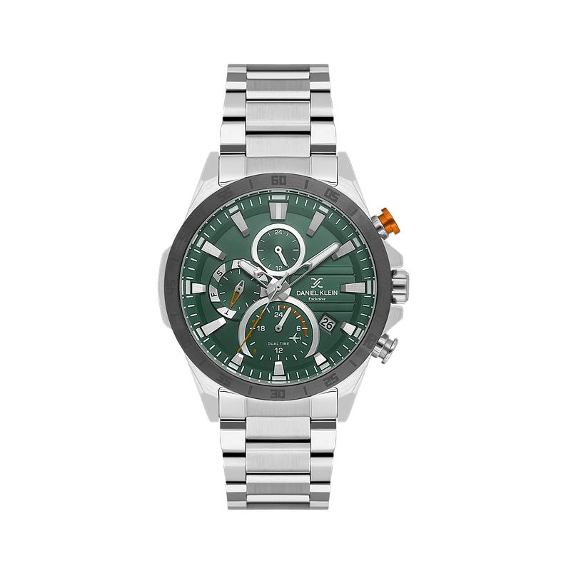 Daniel Klein Exclusive Silver Dial Multifunction Watch