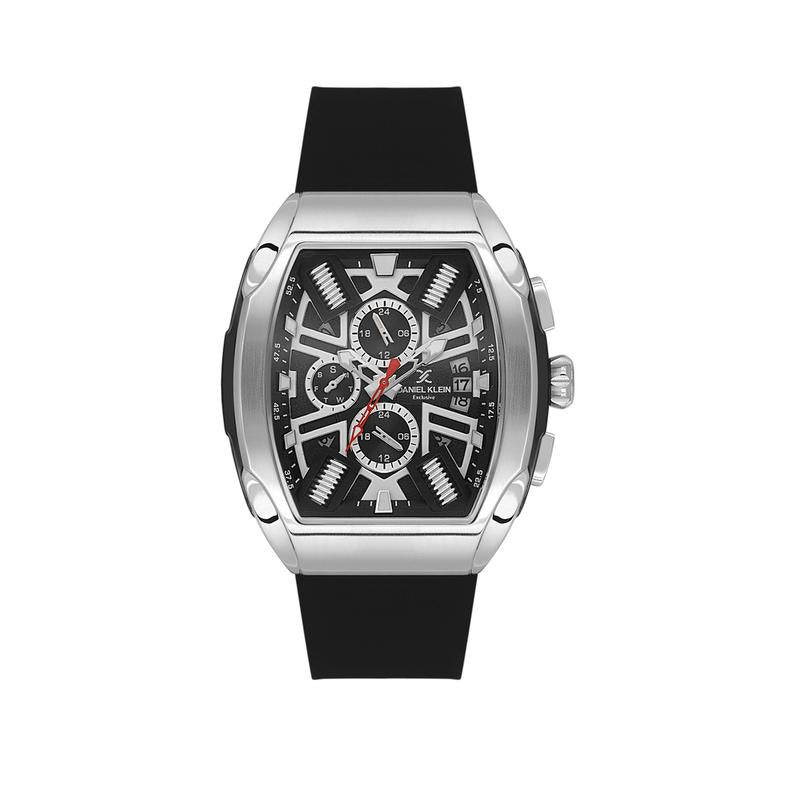 Daniel Klein Exclusive Men's Square Watch with Black Dial