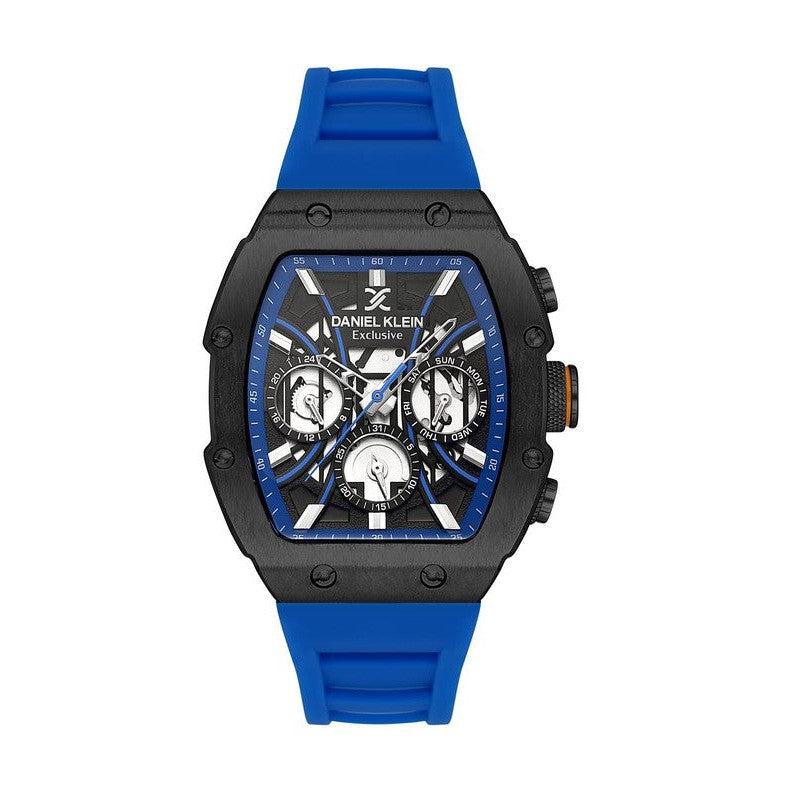 Daniel Klein Exclusive Multifunction Blue Dial Watch