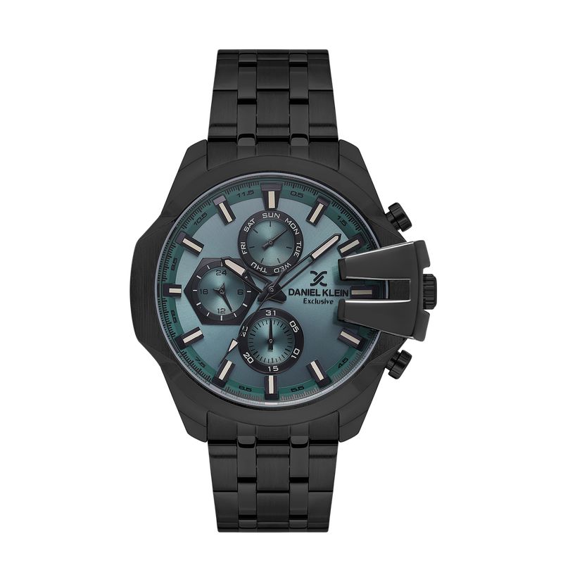 Daniel Klein Exclusive Turqouise Dial Multifunction Watch