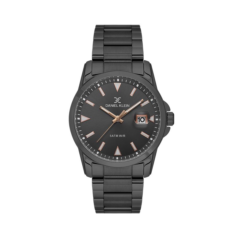 Daniel Klein Gents Black Dial 3 Hands Watch