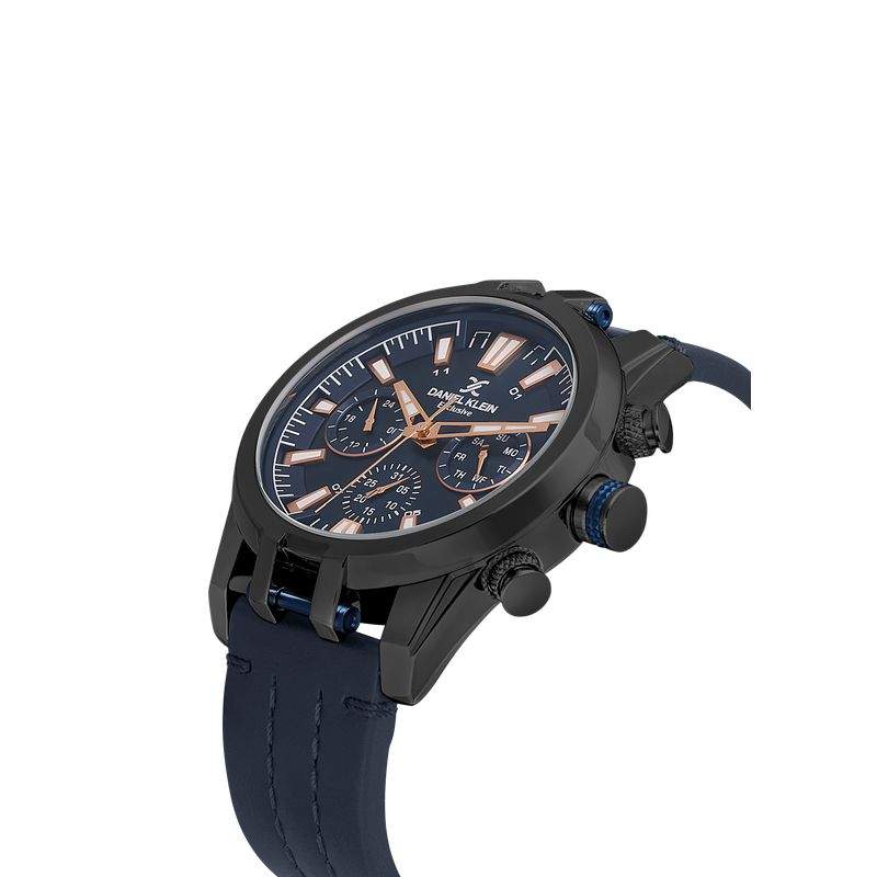 Daniel Klein Gents Blue Dial Multifunction Watch