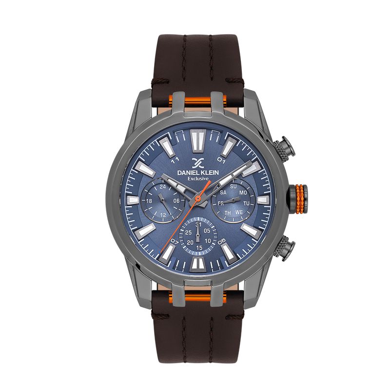 Daniel Klein Gents Blue Dial Multifunction Watch