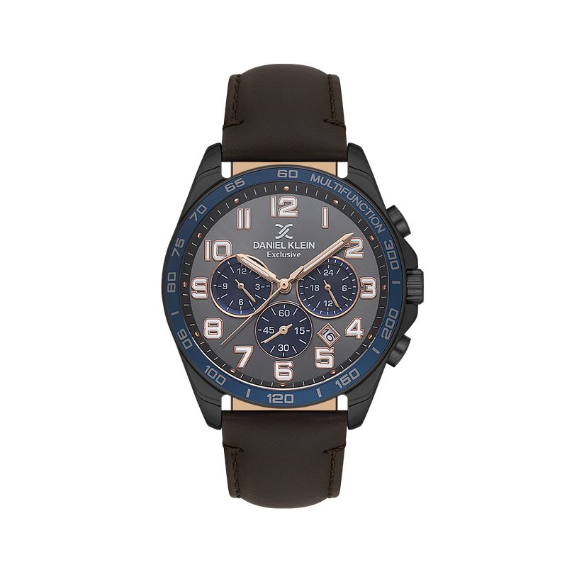 Daniel Klein Gents Brown Dial Multifunction Watch