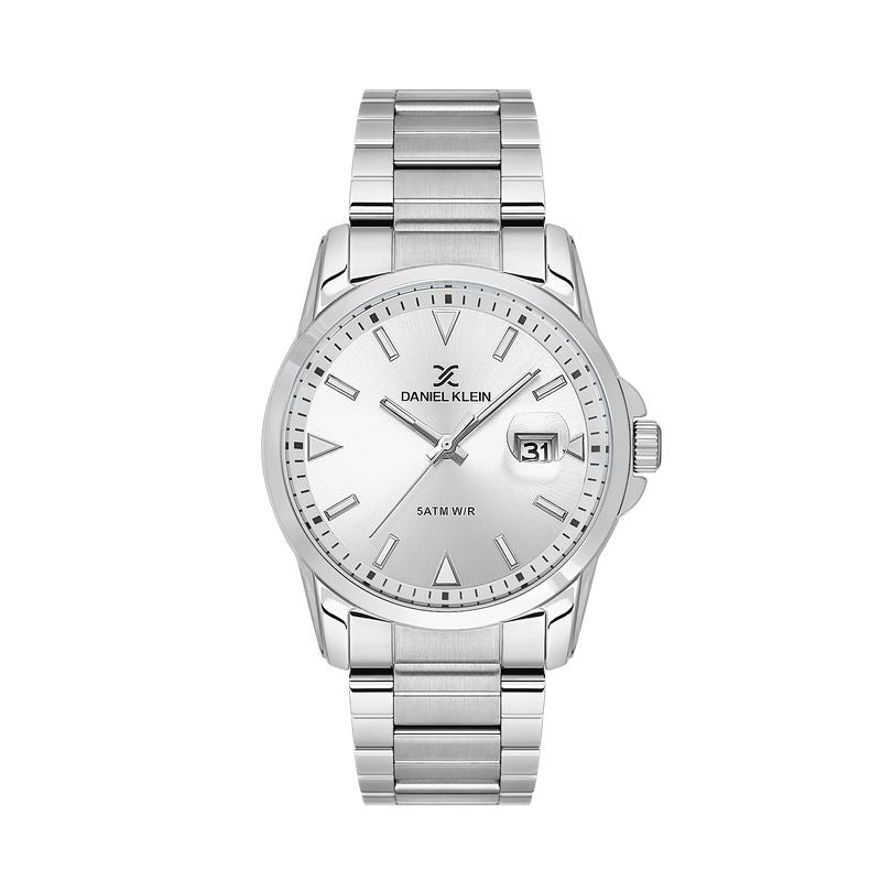 Daniel Klein Gents Silver Dial 3 Hands Watch