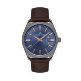 Daniel Klein IP Black Premium Blue Dial 3 Hands Watch