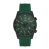 Daniel Klein IP Black Premium Green Dial 3 Hands Watch