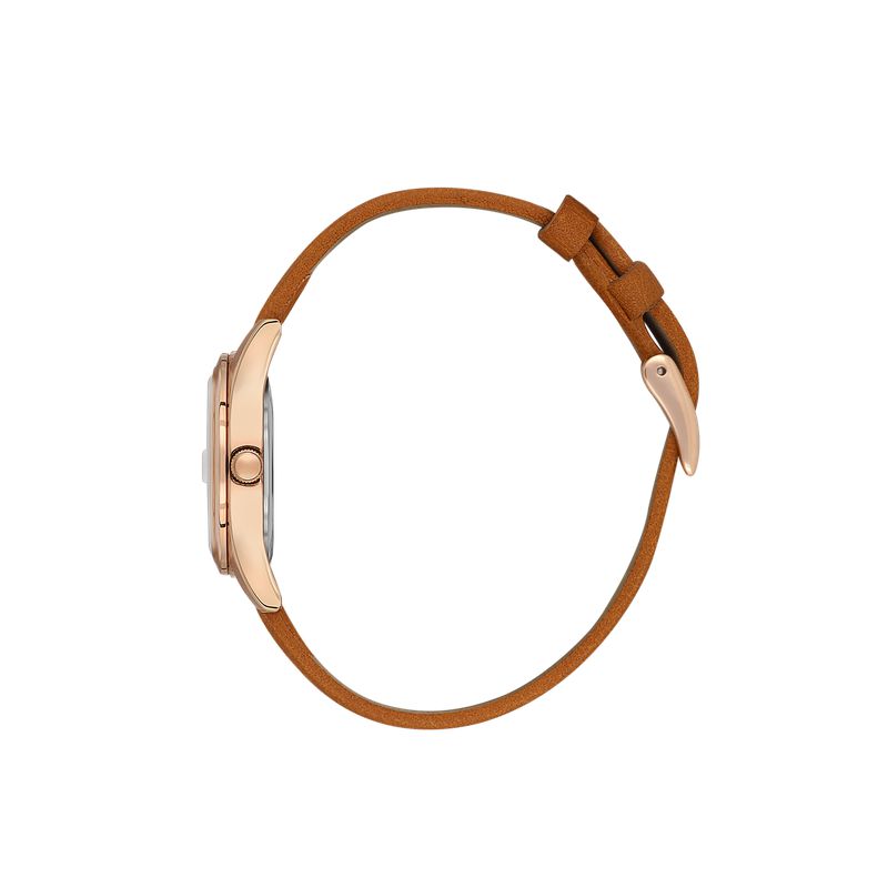 Daniel Klein Ladies 3 Hands Rose Gold Dial Watch