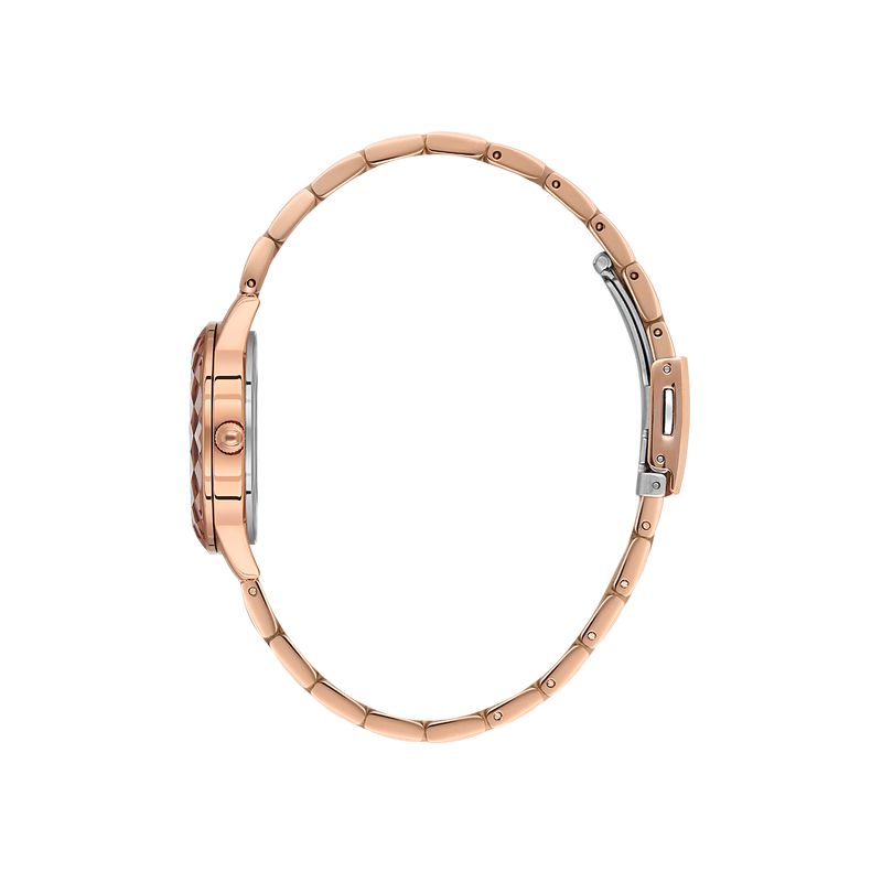 Daniel Klein Ladies 3 Hands Rose Gold Watch