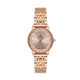 Daniel Klein Ladies 3 Hands Rose Gold Watch