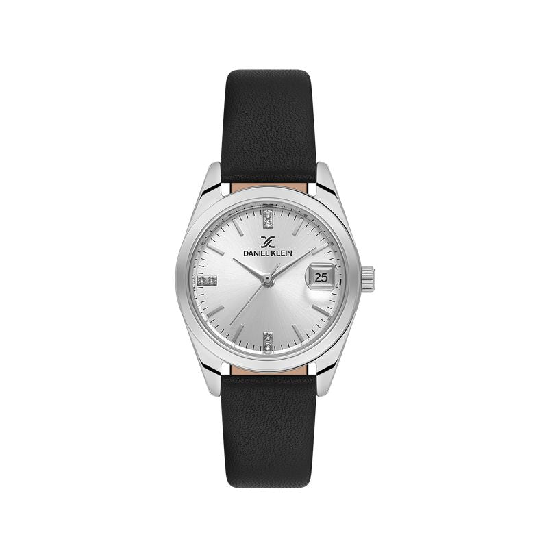 Daniel Klein Ladies 3 Hands Silver Dial Watch