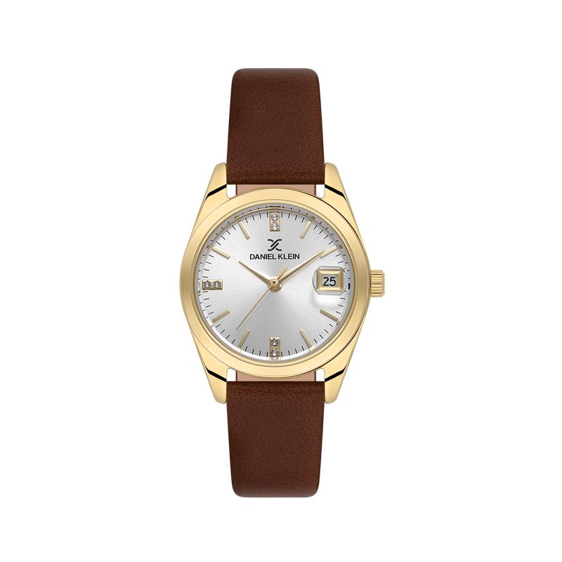 Daniel Klein Ladies 3 Hands Silver Dial Watch