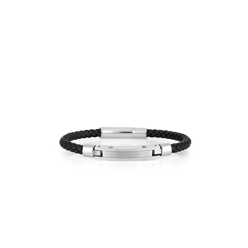 Daniel Klein DKJ.6.10022-1 Men's Leather Bracelet