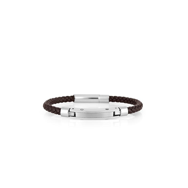 Daniel Klein DKJ.6.10022-4 Men's Leather Bracelet