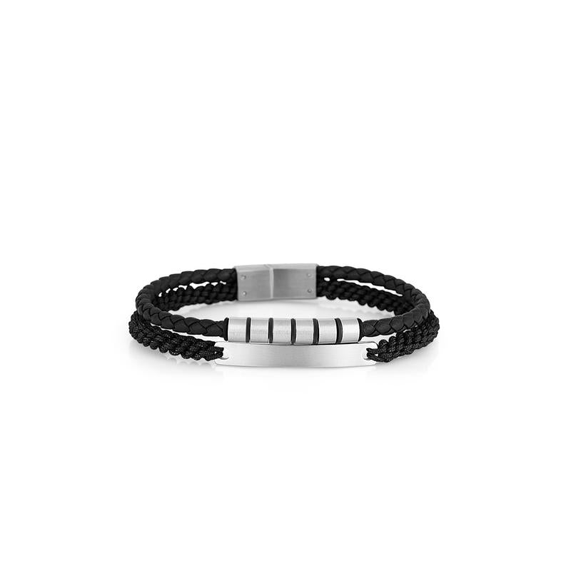 Daniel Klein DKJ.6.10026-1 Men's Leather Bracelet