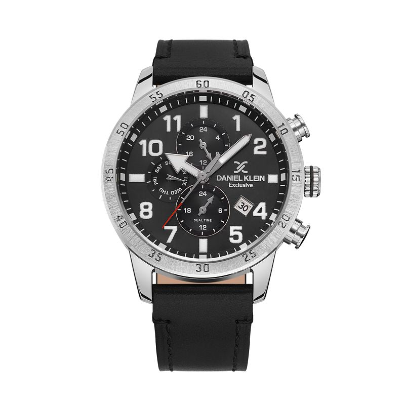 Daniel Klein Multifunction Black Dial Watch