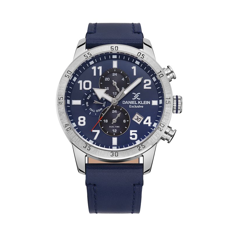 Daniel Klein Multifunction Blue Dial Watch