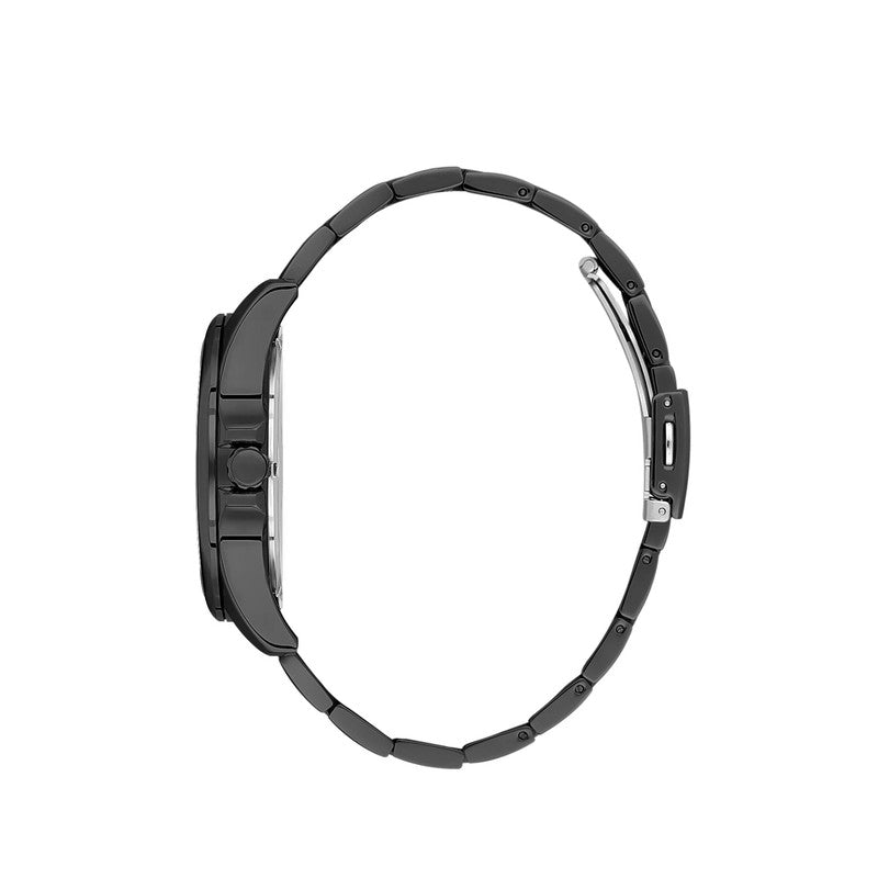 Daniel Klein Multifunction Stainless Steel Black Dial Watch