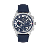 Daniel Klein Multifunction Stainless Steel Blue Dial Watch