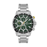 Daniel Klein Multifunction Stainless Steel Green Dial Watch