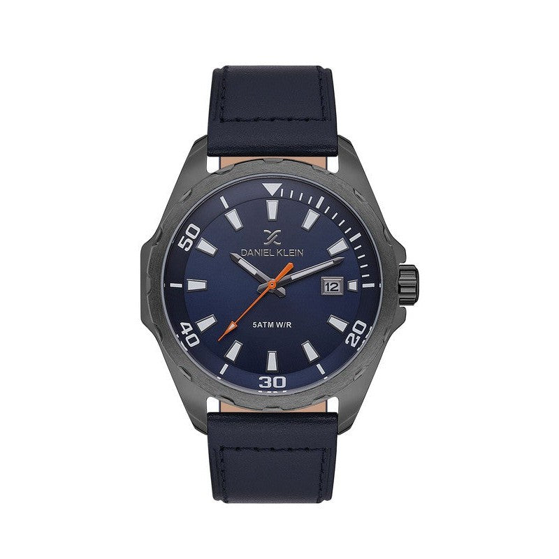 Daniel Klein Premium Blue Dial 3 Hands Date Watch