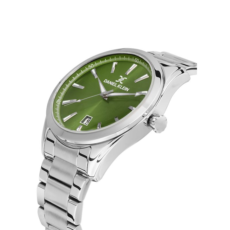 Daniel Klein Premium Green Dial 3 Hands Date Watch