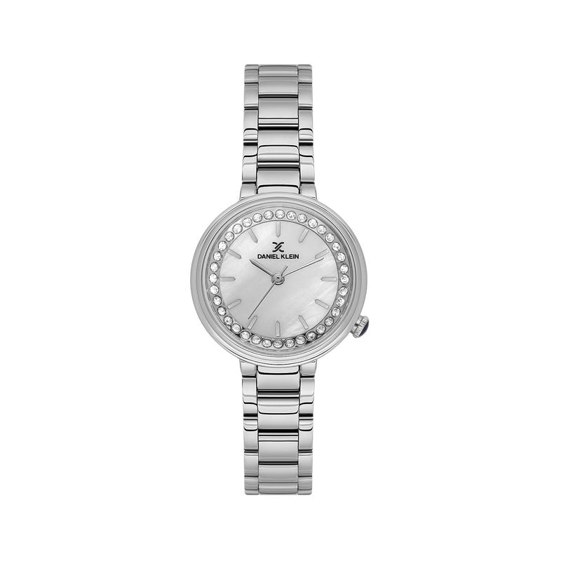 Daniel Klein Premium Silver Dial 3 Hands Watch