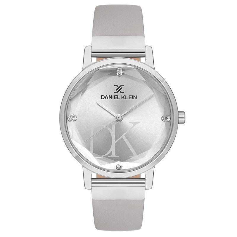 Daniel Klein Premium Silver Dial 3 Hands Watch