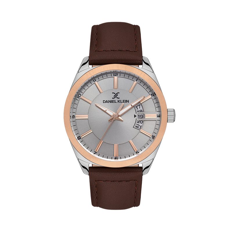 Daniel Klein Premium Silver Dial 3 Hands Watch