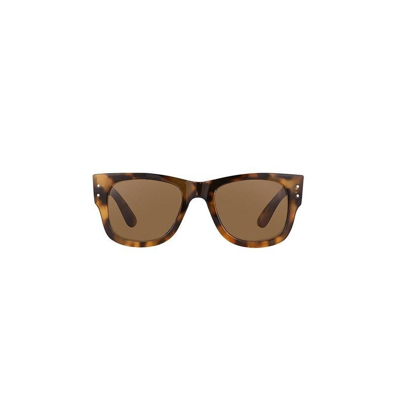 Daniel Klein Unisex Tortoiseshell Square Sunglasses with Brown Lenses