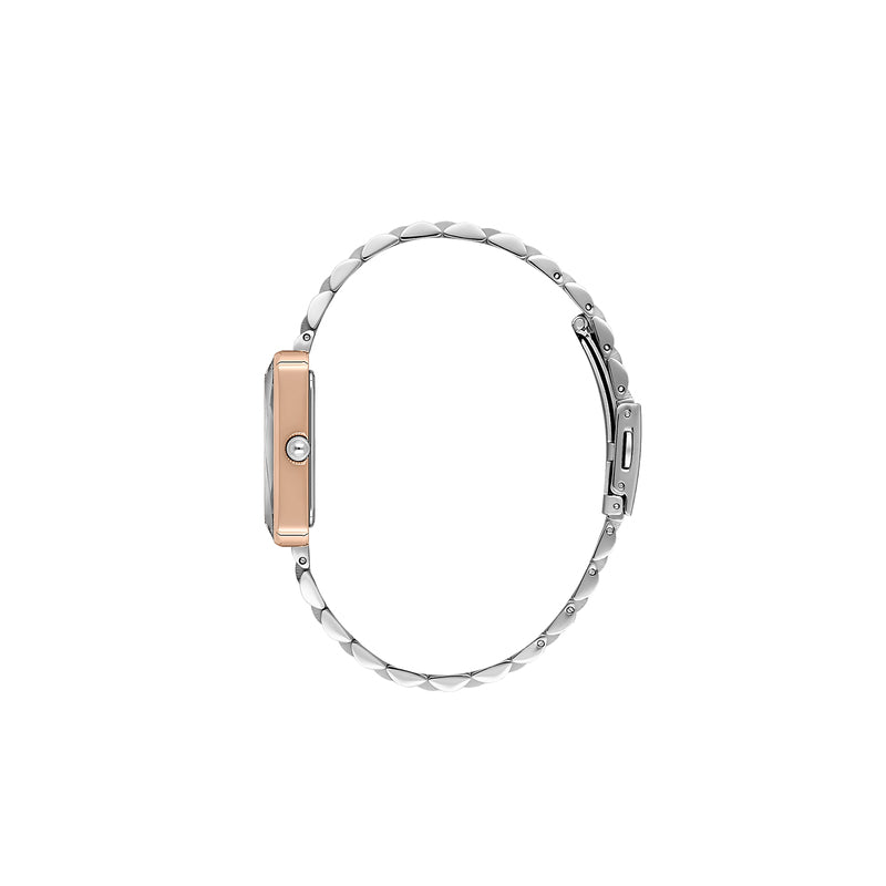 Daniel Klein Women's Round Quartz Watch with Silver Dial