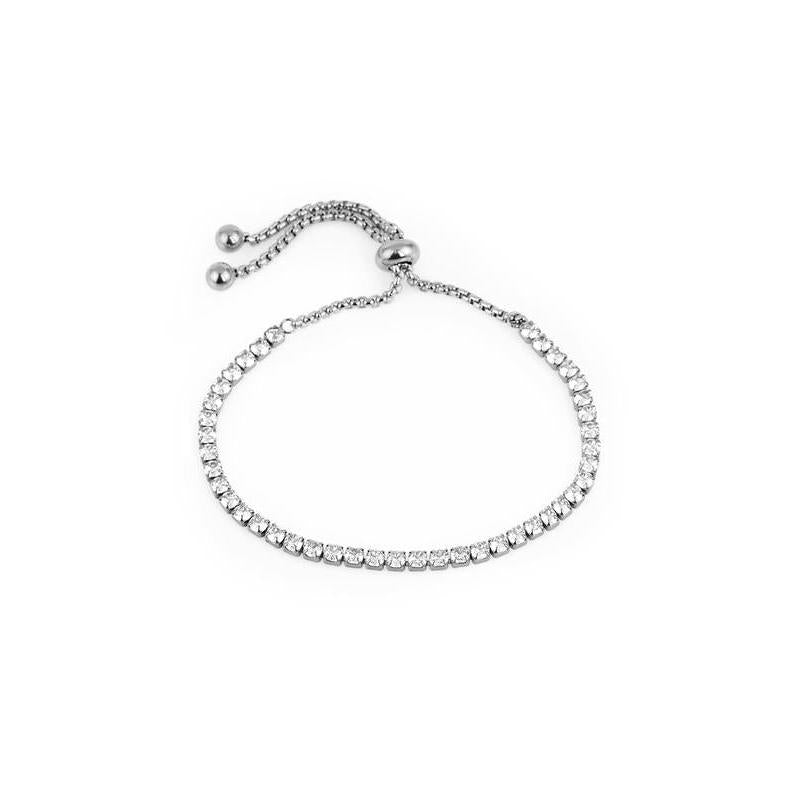 Daniel Klein Women's Stainless Steel Bracelet with Stones