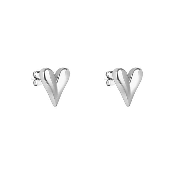Daniel Klein Women's Stud Heart Earrings