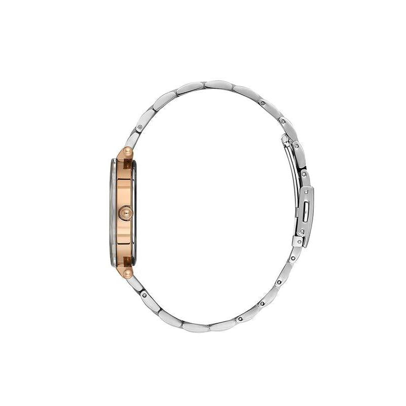 Daniel Klein Women’s Two-Tone Rose Gold & Silver Oval Watch