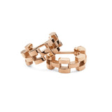 Daniel Wellington 3-Link Earrings Rose Gold