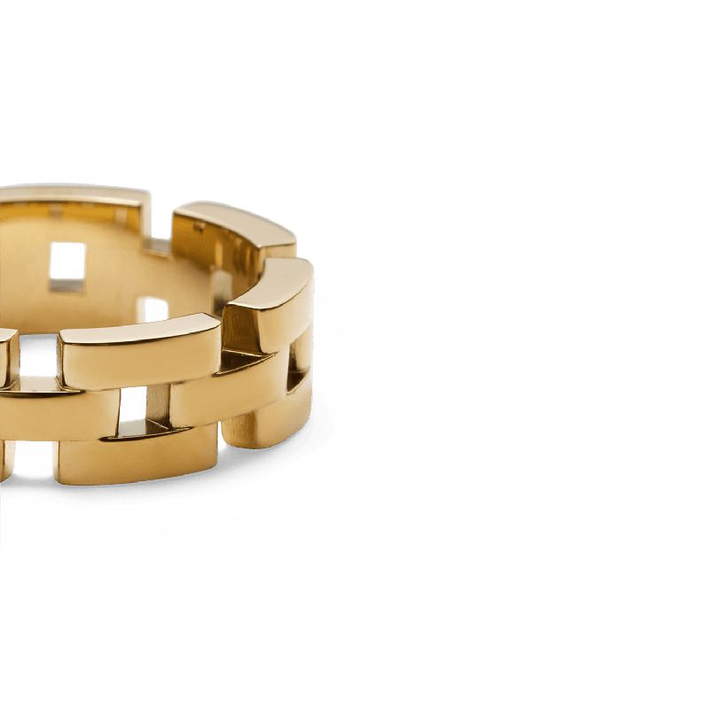 Daniel Wellington 3-Link Ring Gold