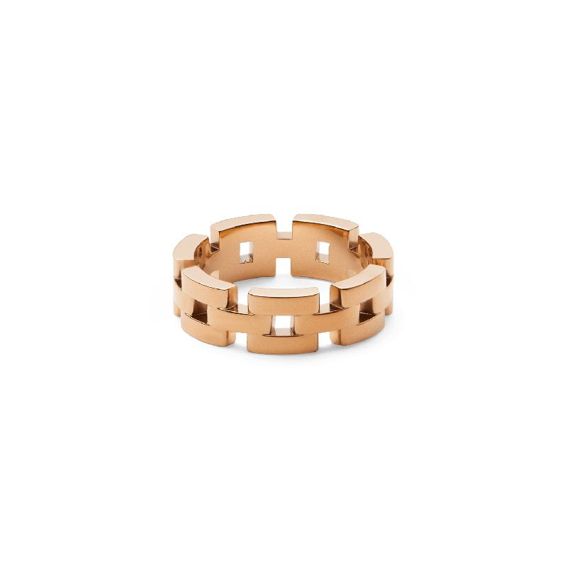 Daniel Wellington 3-Link Ring Rose Gold