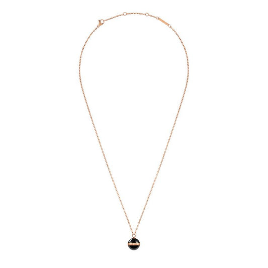 Daniel Wellington Aspiration Necklace Rose Gold Black