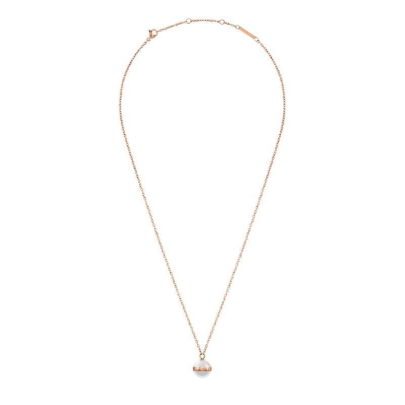 Daniel Wellington Aspiration Necklace Rose Gold White