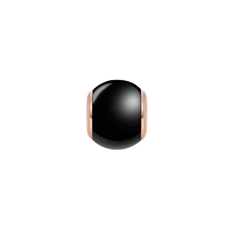 Daniel Wellington Black Orb Charm Rose Gold